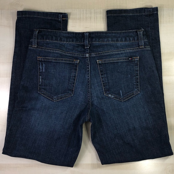 Tommy Hilfiger Distressed Boyfriend Denim Jeans - Picture 4 of 8